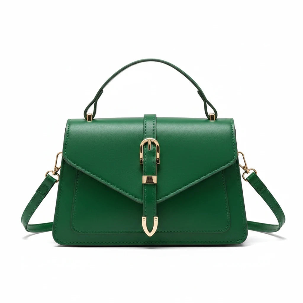 Sleek Flap Crossbody Bag
