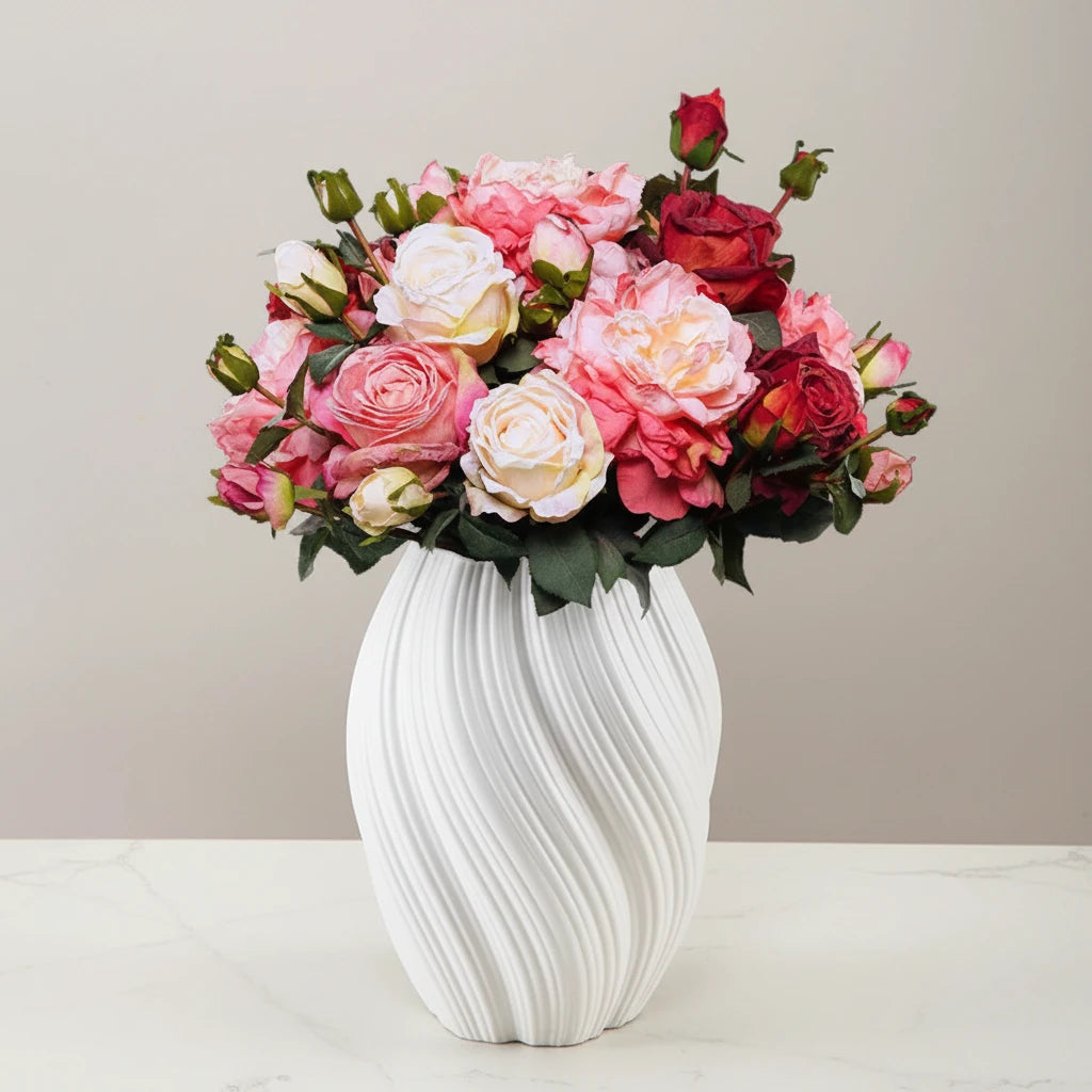 Modern Sculptural Centerpiece Vase