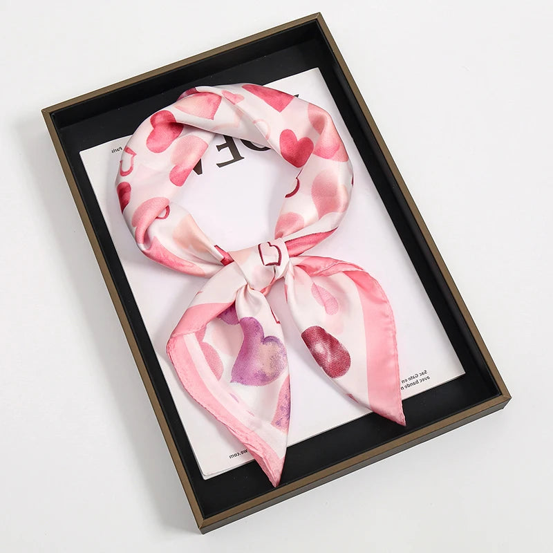 LuxeWrap Satin Scarf