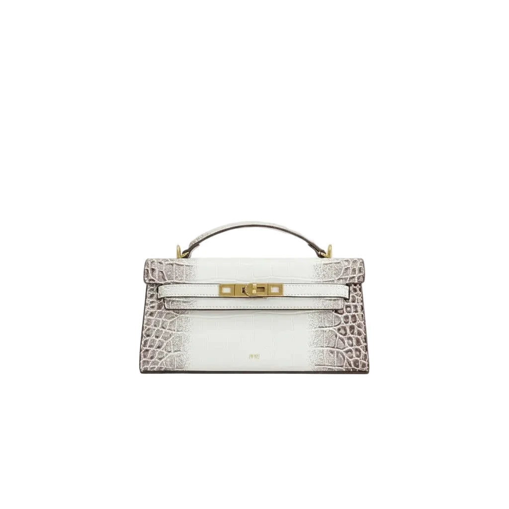 Structured Mini Leather Handbag – Modern Minimalist Everyday Bag