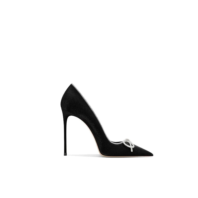 The Noir Bow Stiletto