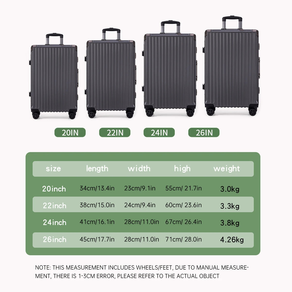 The Aluminium Frame Trolley Collection