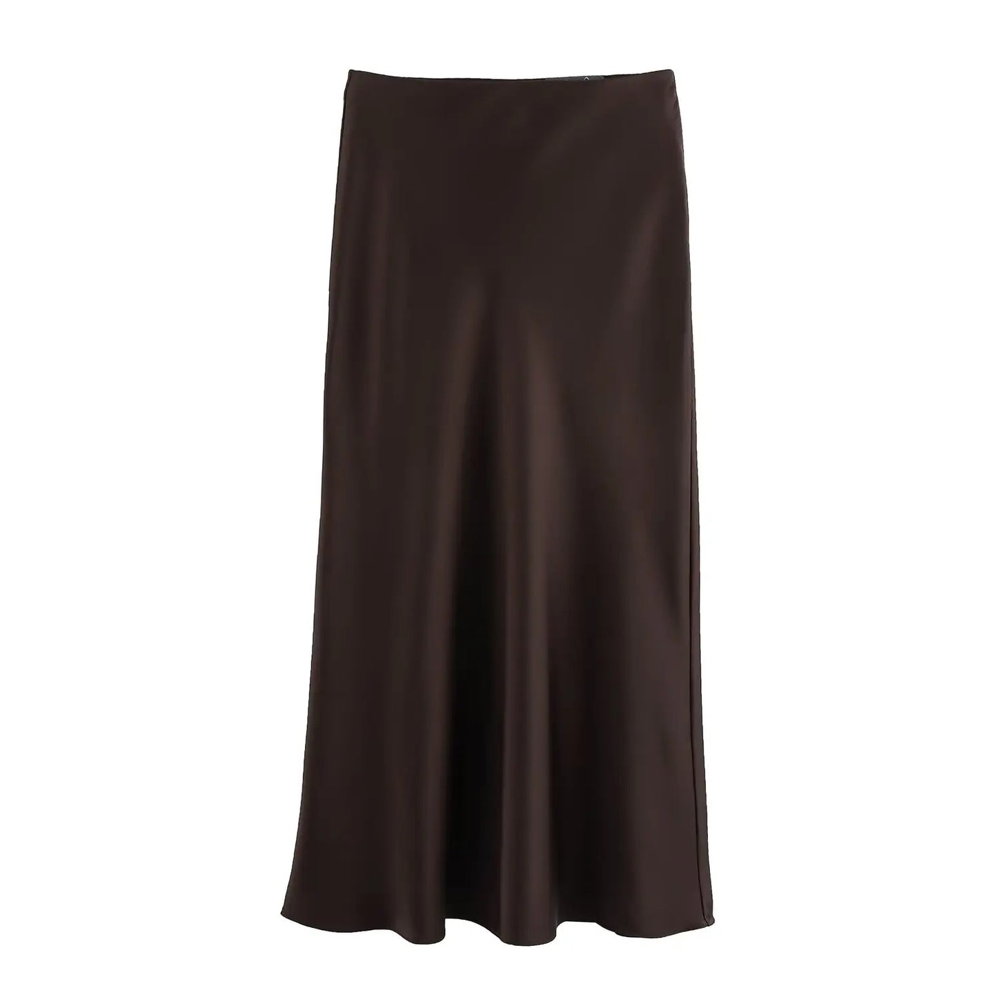 Luxe Satin High Waist Maxi Skirt