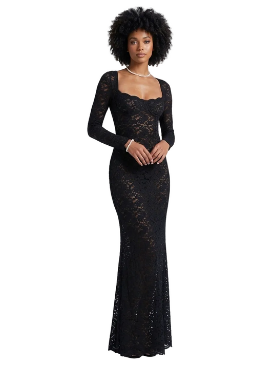 The Lacework Maxi Dress