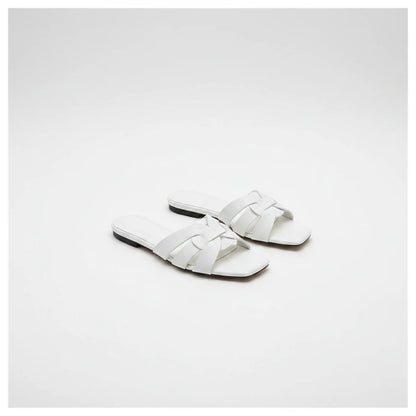 SunLux Leather Slippers For Women