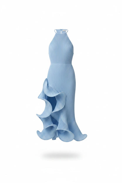 The Soleil Halter Maxi Dress