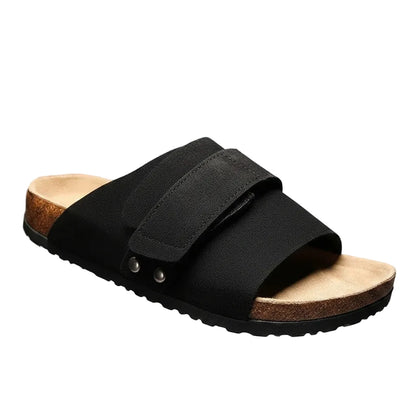 The Cork Suede Slide