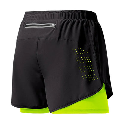 Men's Double-Layer Running Shorts – Premium Quick-Dry