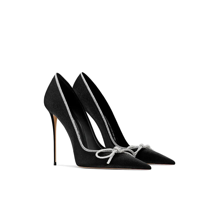 The Noir Bow Stiletto
