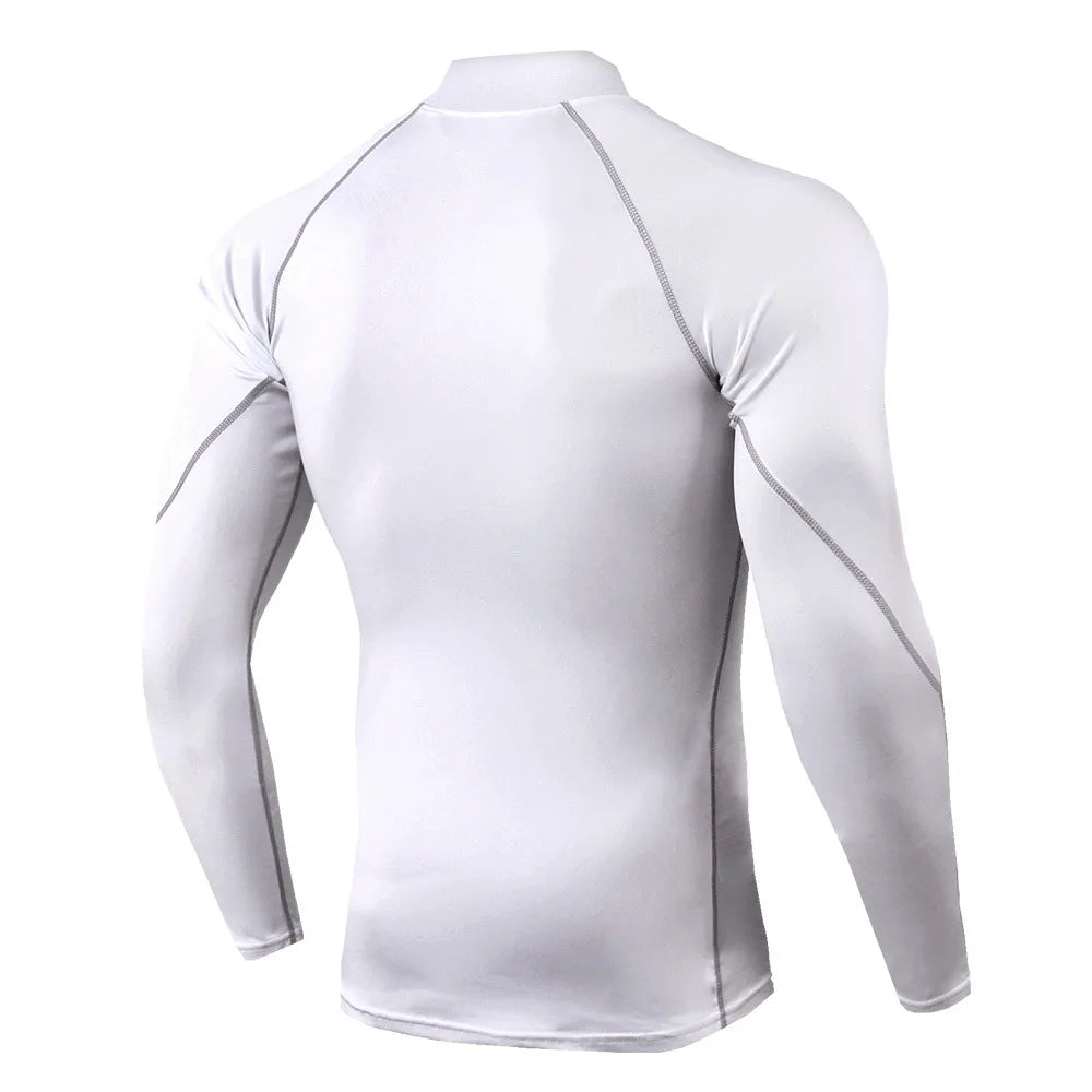 Men's Long Sleeve Compression Tee – Quick-Dry Performance Fit