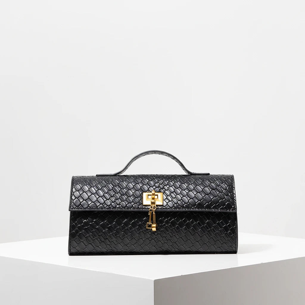 Women’s  Baguette Shoulder Bag – Geometric Summer Purse