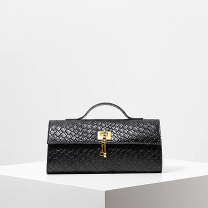 Women’s  Baguette Shoulder Bag – Geometric Summer Purse