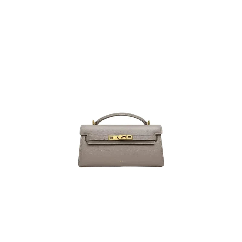 Structured Mini  Leather Handbag – Modern Minimalist Everyday Bag