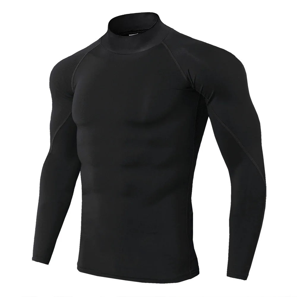 Men's Long Sleeve Compression Tee – Quick-Dry Performance Fit