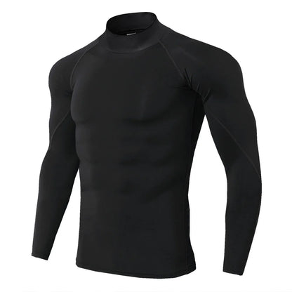 Men's Long Sleeve Compression Tee – Quick-Dry Performance Fit