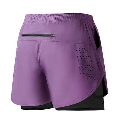 Men's Double-Layer Running Shorts – Premium Quick-Dry