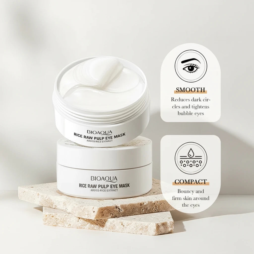 The Rice Pulp Eye Mask ~Bioaqua Brightening Eye Collection