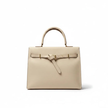 Premium Cowhide Leather Handbag – Quiet Luxury Icon Bag