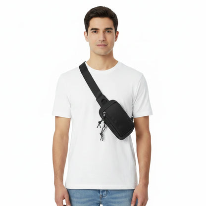 Essential Canvas Chest Bag – Compact Crossbody Pack for Everyday Carry
