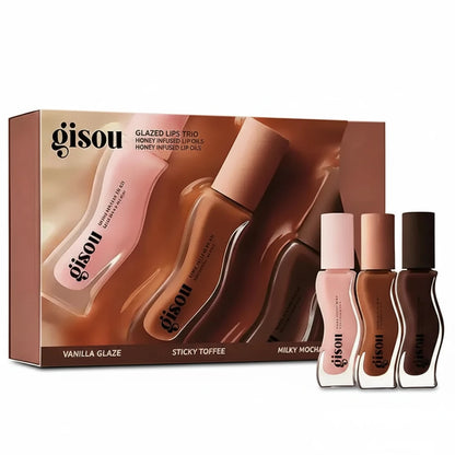 The Golden Veil Lip Gloss~by Gisou · Honey-Infused Collection