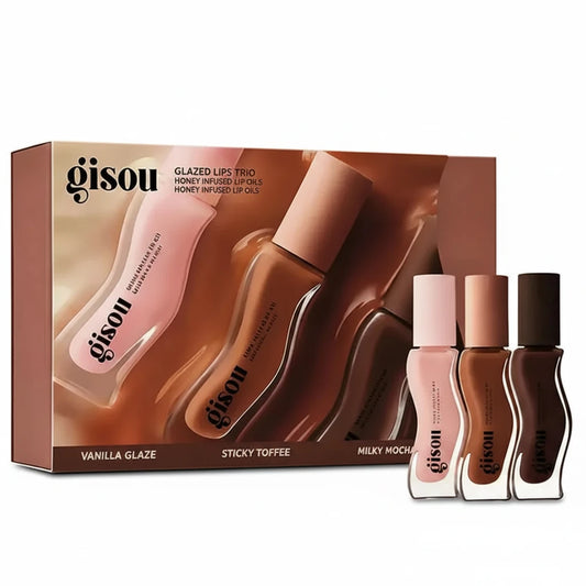 The Golden Veil Lip Gloss~by Gisou · Honey-Infused Collection