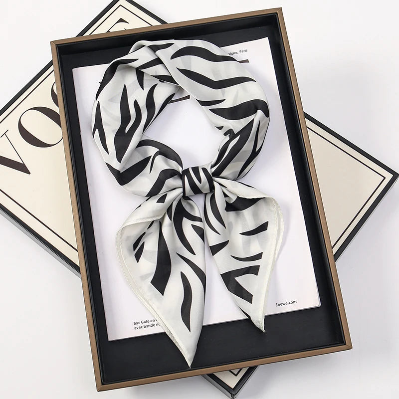 LuxeWrap Satin Scarf