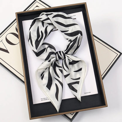 LuxeWrap Satin Scarf