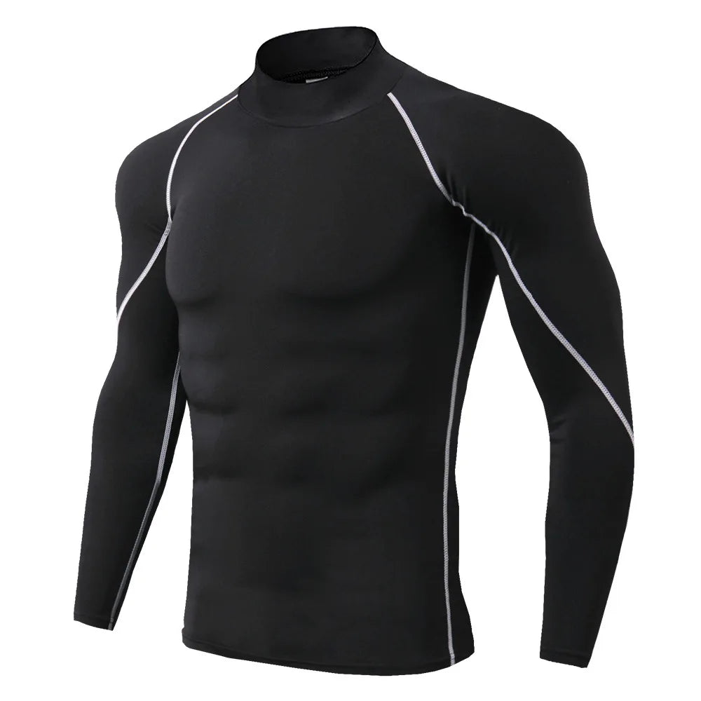 Men's Long Sleeve Compression Tee – Quick-Dry Performance Fit