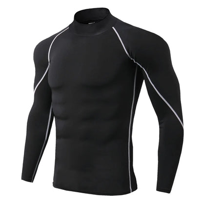 Men's Long Sleeve Compression Tee – Quick-Dry Performance Fit
