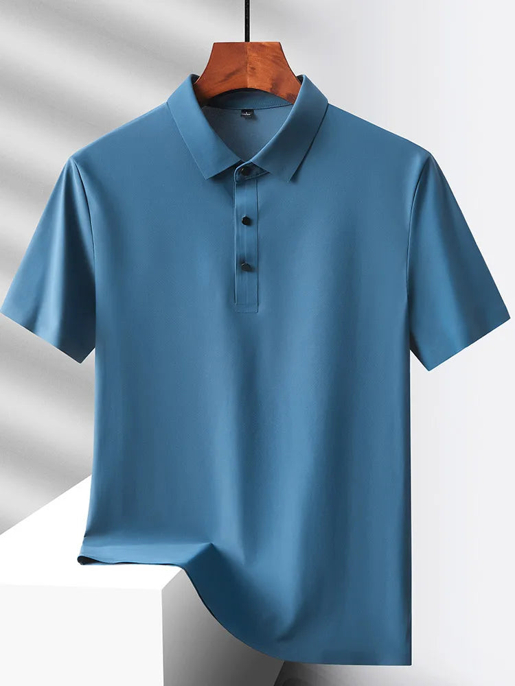 Men’s Casual Office  Shirt – Short Sleeve Stretch Fit