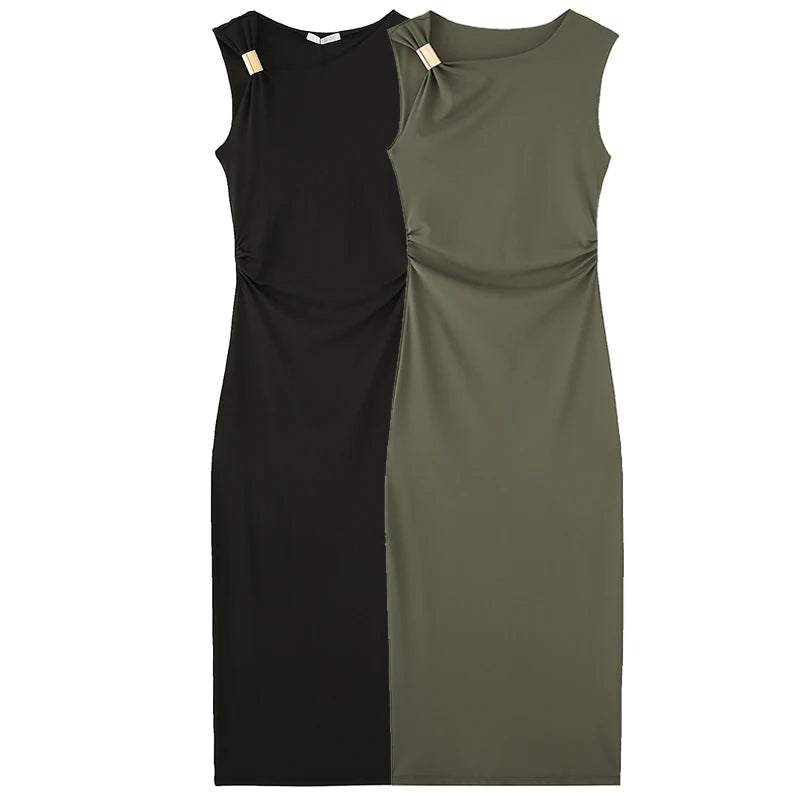 The Noir Corset Maxi Dress