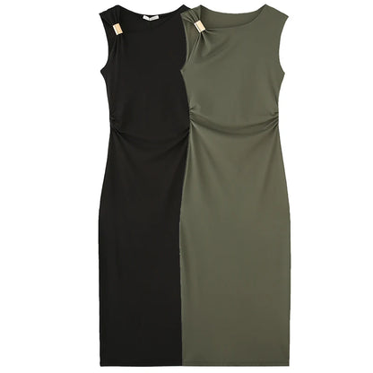 The Noir Corset Maxi Dress