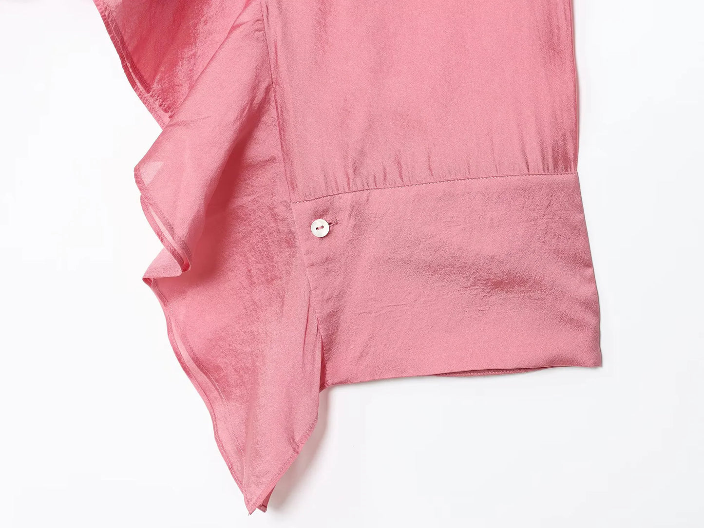 The Silk Gentle Ruffle Blouse