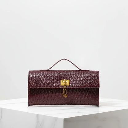 Women’s  Baguette Shoulder Bag – Geometric Summer Purse