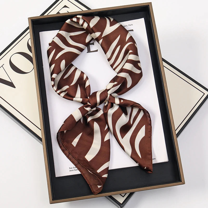 LuxeWrap Satin Scarf