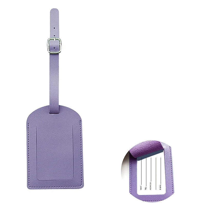 The Leather Luggage Tag