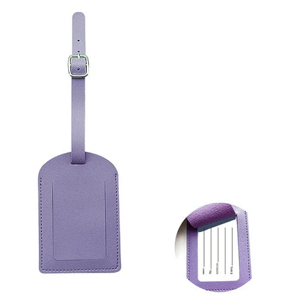 The Leather Luggage Tag