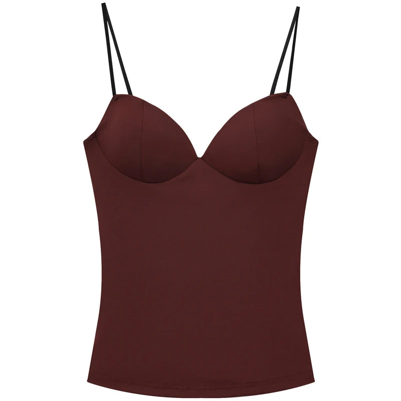 The Bordeaux Bustier Cami