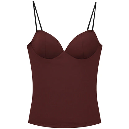 The Bordeaux Bustier Cami