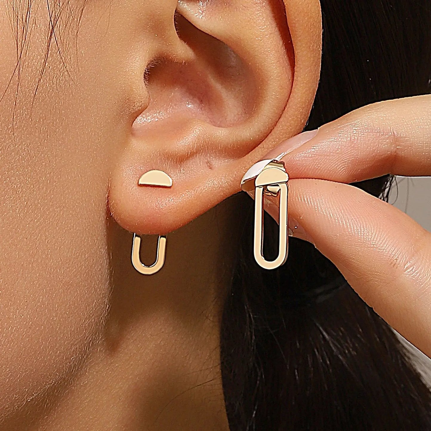 The Geometry Stud Earrings