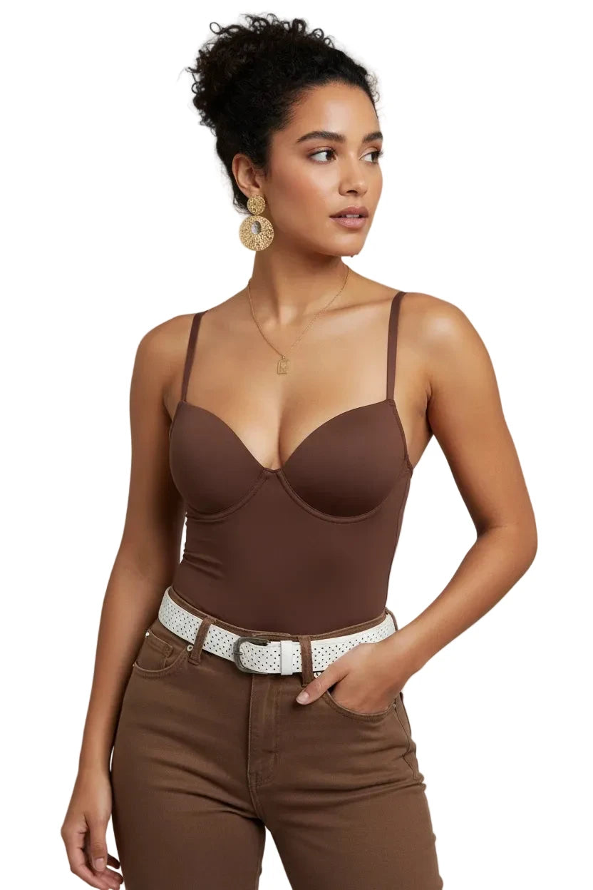 The Bordeaux Bustier Cami