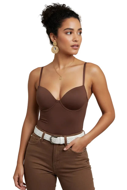 The Bordeaux Bustier Cami