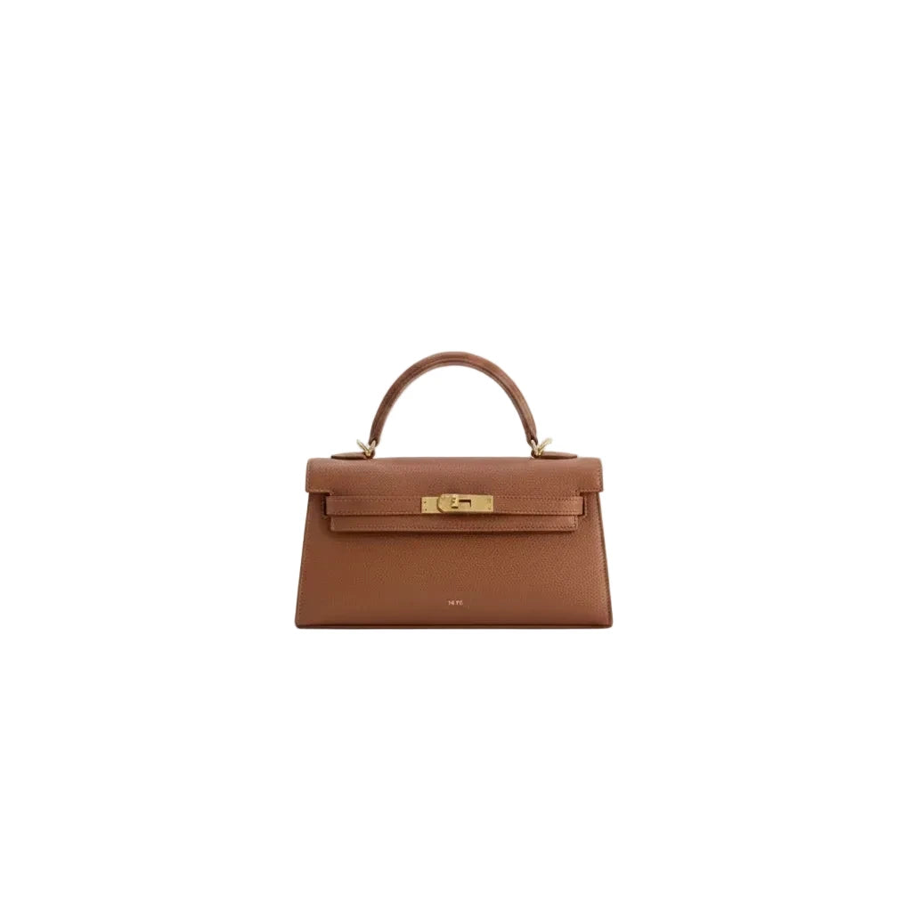 Structured Mini  Leather Handbag – Modern Minimalist Everyday Bag