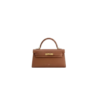 Structured Mini  Leather Handbag – Modern Minimalist Everyday Bag