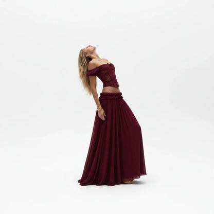 The Scarlet Boho Set