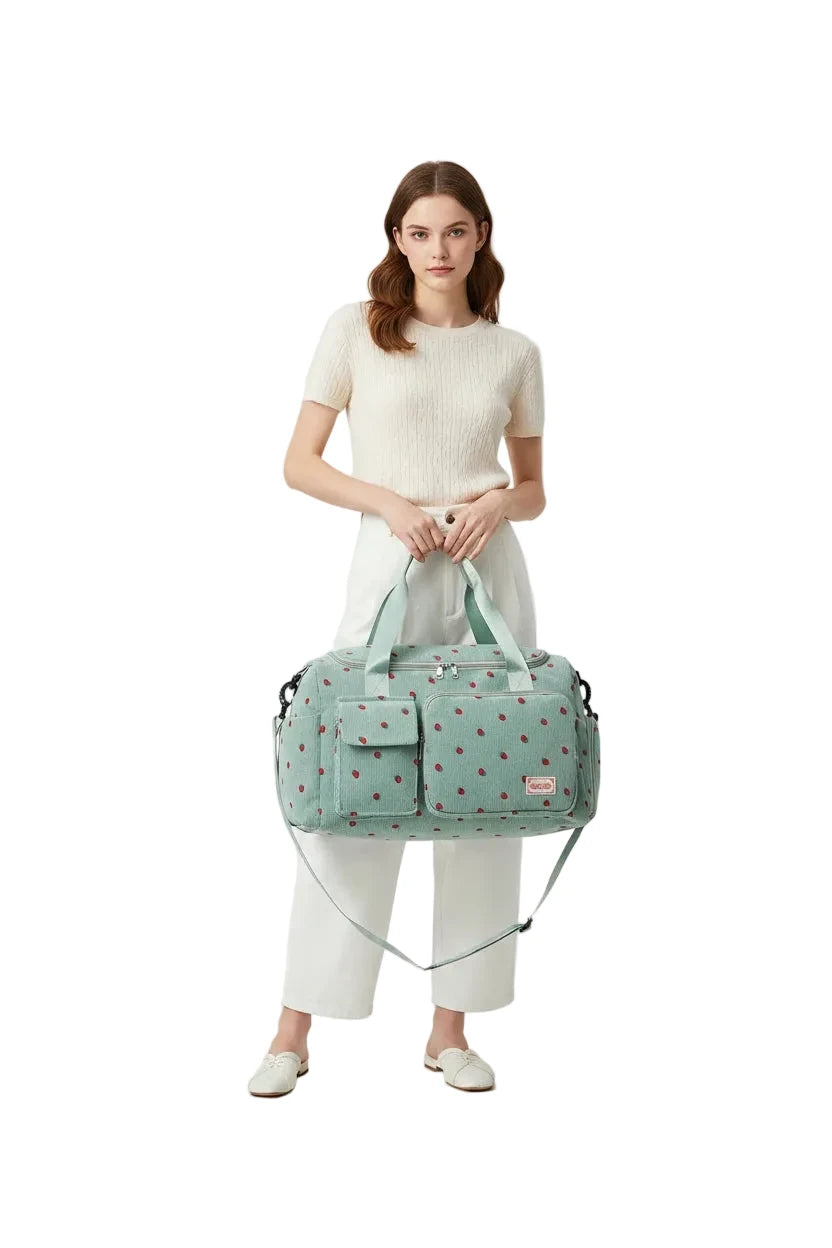 Cozy Carry-on Corduroy Travel Bag
