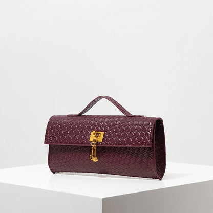 Women’s  Baguette Shoulder Bag – Geometric Summer Purse