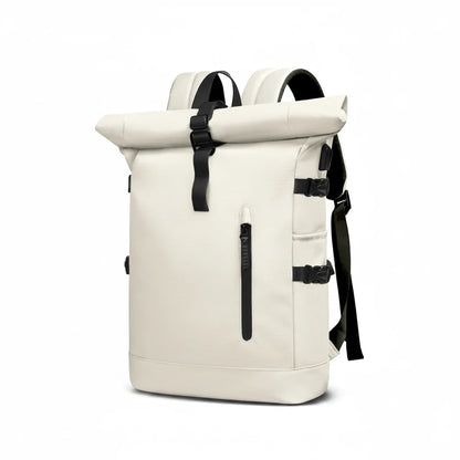 Sunlux Collective Roll-Top Backpack – Sleek Waterproof Laptop Carry for Modern Living
