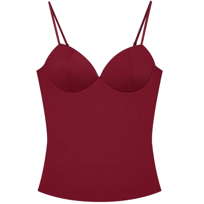 The Bordeaux Bustier Cami