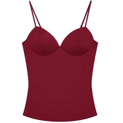 The Bordeaux Bustier Cami